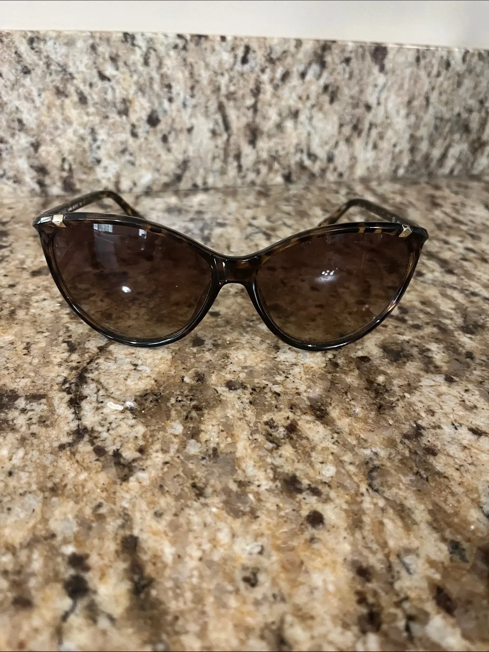 Women’s Michael Kors Tortoiseshell Sunglasses with Gold Rockstud accents